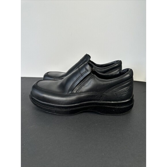 Red Wing Shoes 6646 Men’s 8 D Black‎ Leather Steel Toe Safety Slip On (01/13) - Picture 8 of 13